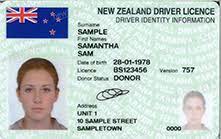 New Zeeland Fake Driving License