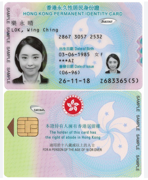 Hong Kong Fake identity card